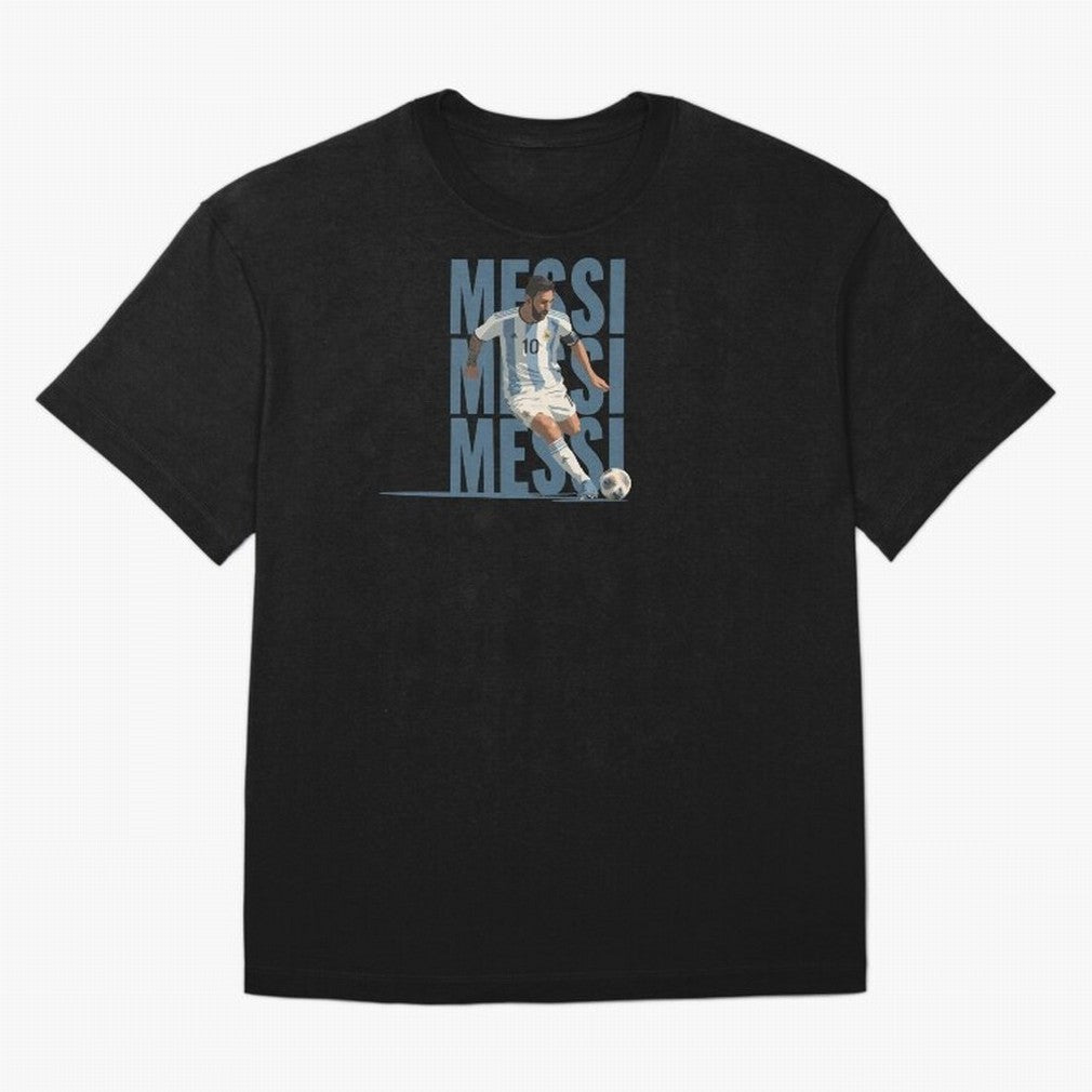 Messi in action Minimalist Graphic Premium T-Shirt Support the Legends of FIFA World Cup 2026 Group Stage Filled with Haaland, Portugal, Spain and Germany Energy, Champion Mindset, Group Stage Buzz, Knockout Tension and Passionate Fan Culture;