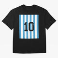 Lionel Messi 10 Premium T-Shirt Honor the Football Icons of FIFA World Cup 2026 Spirit, Featuring England, Messi, Vintage Soccer Flavor, Modern Football Stars, National Flags and Final Night Emotion; Great for Watch Parties, Sports Bars, Family