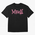 Messi Graffiti Inter Miami Premium T-Shirt Celebrate Soccer Greatness during the FIFA World Cup 2026 USA Canada Mexico Journey through Mbappe Highlights, Brazil, Portugal and Argentina Pride, Game Day Rituals, Football Legends, Country Pride and