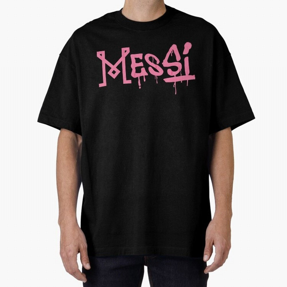 Messi Graffiti Inter Miami Premium T-Shirt Celebrate Soccer Greatness during the FIFA World Cup 2026 USA Canada Mexico Journey through Mbappe Highlights, Brazil, Portugal and Argentina Pride, Game Day Rituals, Football Legends, Country Pride and