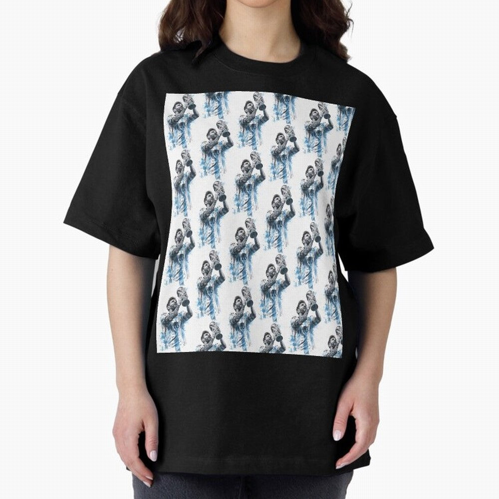 Lionel Messi Graphic T-Shirt Keep Football History Alive during the FIFA World Cup 2026 USA Canada Mexico Journey through Messi and Cristiano Ronaldo Highlights, Portugal, Spain and Germany Pride, Championship Spirit, Famous Goals, Roaring Crowds