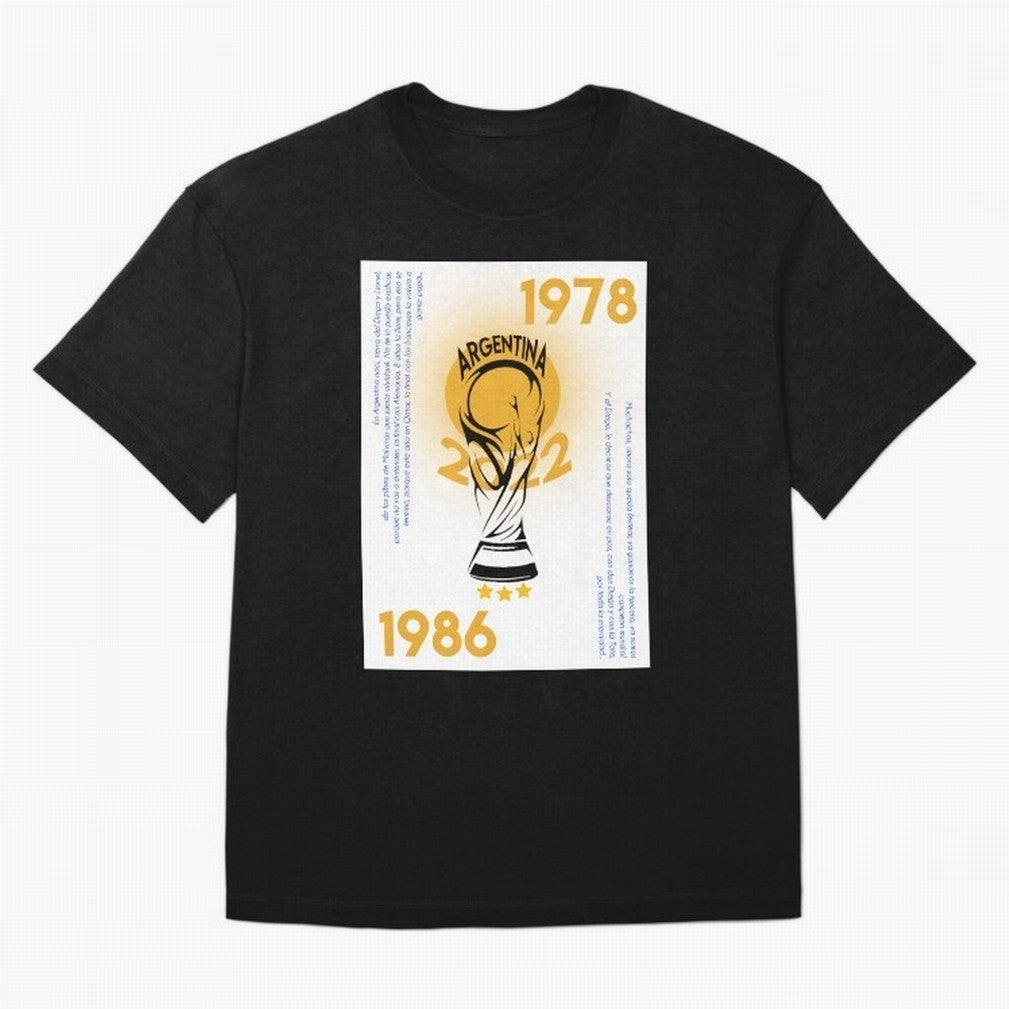 WORLD CHAMPIONS ARGENTINA Premium T-Shirt Cheer for Global Football Passion for FIFA World Cup 2026, Centered on Neymar, Haaland and Cristiano Ronaldo, Argentina and Brazil, Match Day Excitement, Supporter Culture, Golden Goals and Global Football