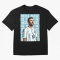 Lionel Messi Premium T-Shirt Show Match Day Excitement for FIFA World Cup 2026 Group Stage Built around Messi, CR7 and Mbappe, Argentina Energy, Soccer Culture, Superstar Moments, National Team Dreams and Competitive Fire; Perfect for Supporters