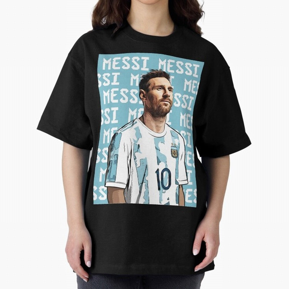 Lionel Messi Premium T-Shirt Show Match Day Excitement for FIFA World Cup 2026 Group Stage Built around Messi, CR7 and Mbappe, Argentina Energy, Soccer Culture, Superstar Moments, National Team Dreams and Competitive Fire; Perfect for Supporters