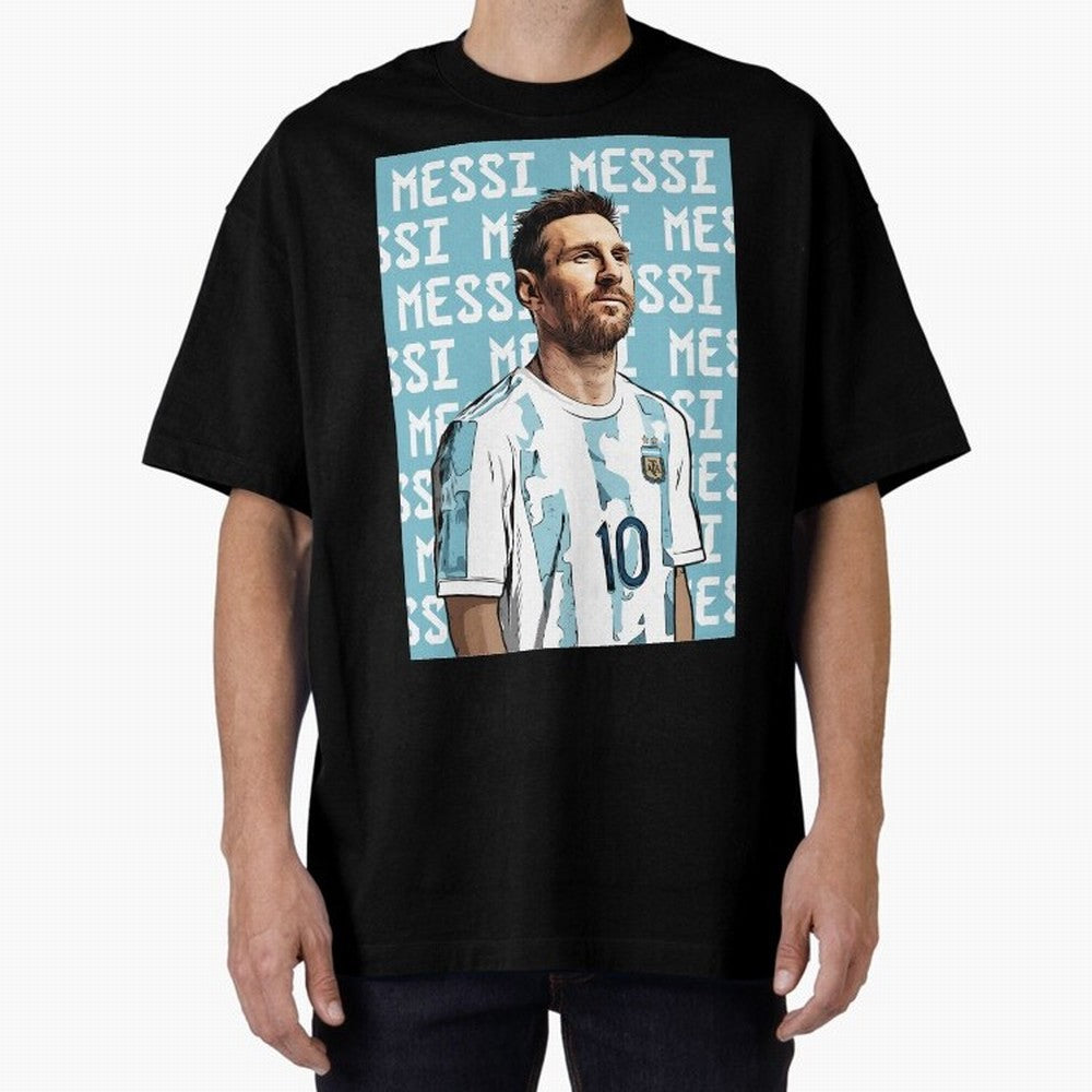 Lionel Messi Premium T-Shirt Show Match Day Excitement for FIFA World Cup 2026 Group Stage Built around Messi, CR7 and Mbappe, Argentina Energy, Soccer Culture, Superstar Moments, National Team Dreams and Competitive Fire; Perfect for Supporters