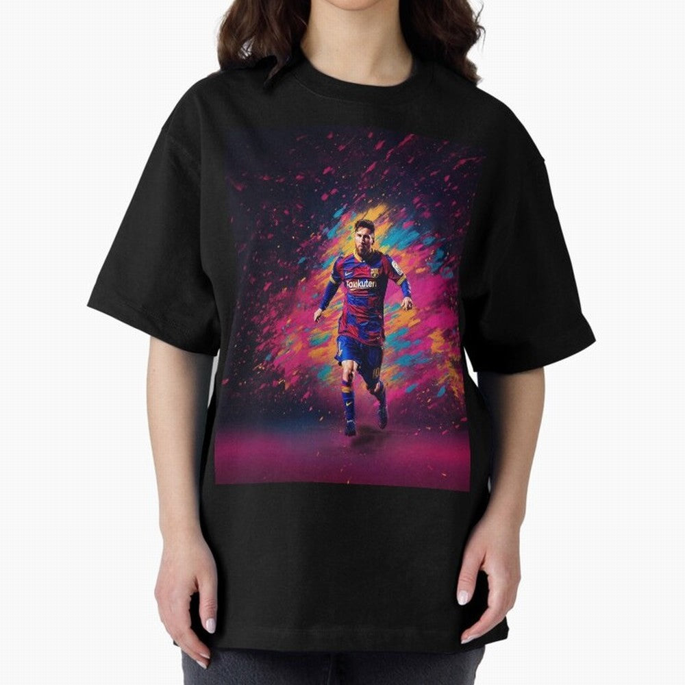 Lionel Messi Graphic T-Shirt Stand Proud for FIFA World Cup 2026 Spirit, Filled with Portugal, Spain and Germany, Neymar, Haaland and Cristiano Ronaldo, Football Festival Excitement, Trophy Ambitions, Country Rivalries and Star Player Buzz; Made