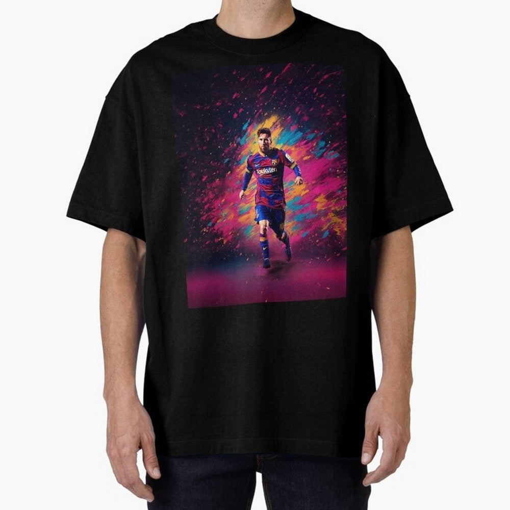 Lionel Messi Graphic T-Shirt Stand Proud for FIFA World Cup 2026 Spirit, Filled with Portugal, Spain and Germany, Neymar, Haaland and Cristiano Ronaldo, Football Festival Excitement, Trophy Ambitions, Country Rivalries and Star Player Buzz; Made