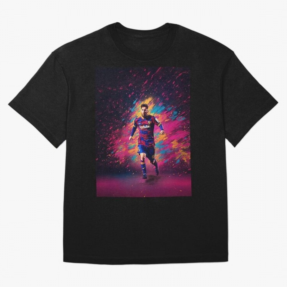Lionel Messi Graphic T-Shirt Stand Proud for FIFA World Cup 2026 Spirit, Filled with Portugal, Spain and Germany, Neymar, Haaland and Cristiano Ronaldo, Football Festival Excitement, Trophy Ambitions, Country Rivalries and Star Player Buzz; Made