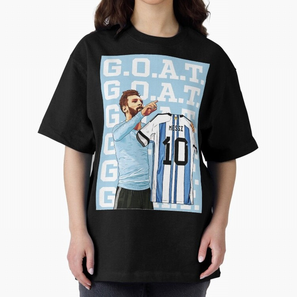 Lionel Messi Goat Premium T-Shirt Bring Supporter Culture to the FIFA World Cup 2026 Journey through Neymar Highlights, France and Portugal Pride, Football Festival Excitement, Trophy Ambitions, Country Rivalries and Star Player Buzz; Great for