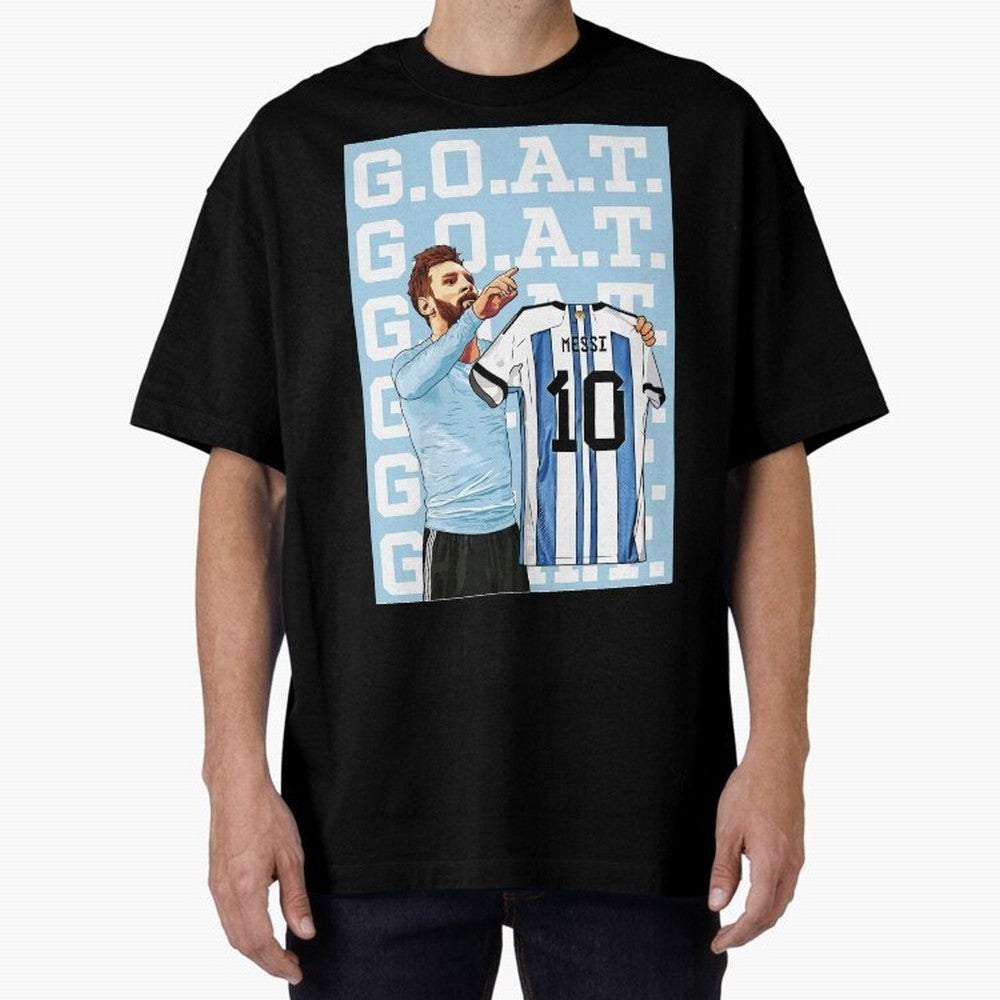 Lionel Messi Goat Premium T-Shirt Bring Supporter Culture to the FIFA World Cup 2026 Journey through Neymar Highlights, France and Portugal Pride, Football Festival Excitement, Trophy Ambitions, Country Rivalries and Star Player Buzz; Great for