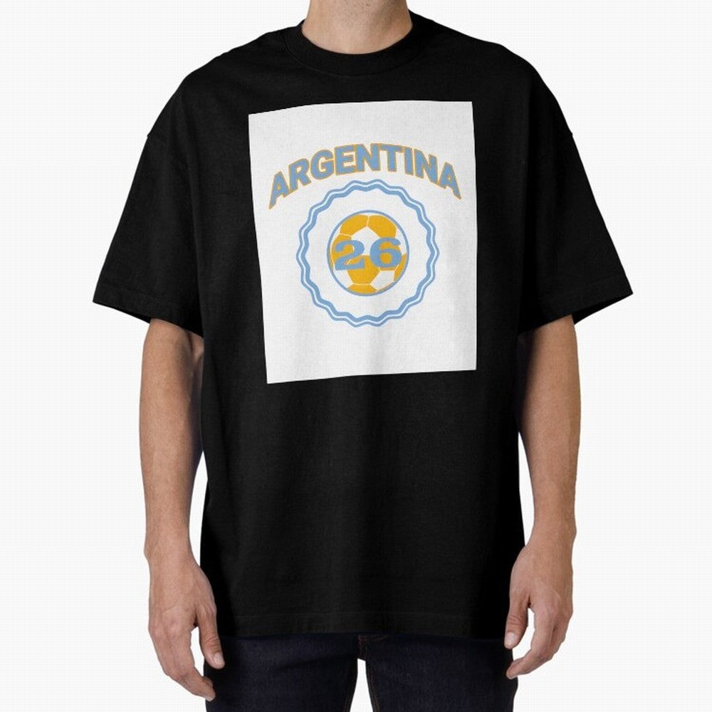 Argentina 2026 world cup soccer badge Premium T-Shirt Make Your Look Match Match Day Hype around FIFA World Cup 2026, CR7, Netherlands, Game Day Rituals, Football Legends, Country Pride and the Road to the Final; Ideal for Football Dads, Football