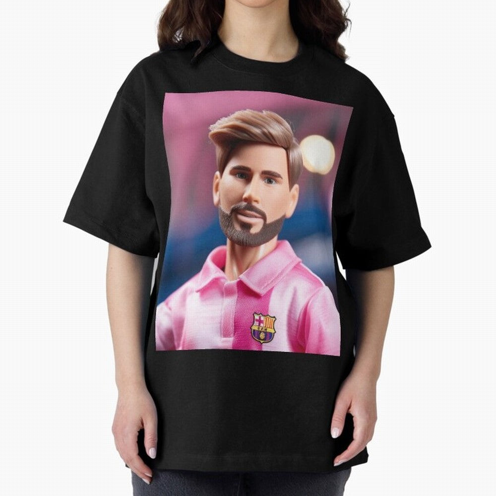 If Messi were a Barbie doll... Graphic T-Shirt Join FIFA World Cup 2026 USA Canada Mexico for Fans of Neymar and Spain and Netherlands, Bringing Match Day Excitement, Supporter Culture, Golden Goals and Global Football Passion; Ideal for Passionate