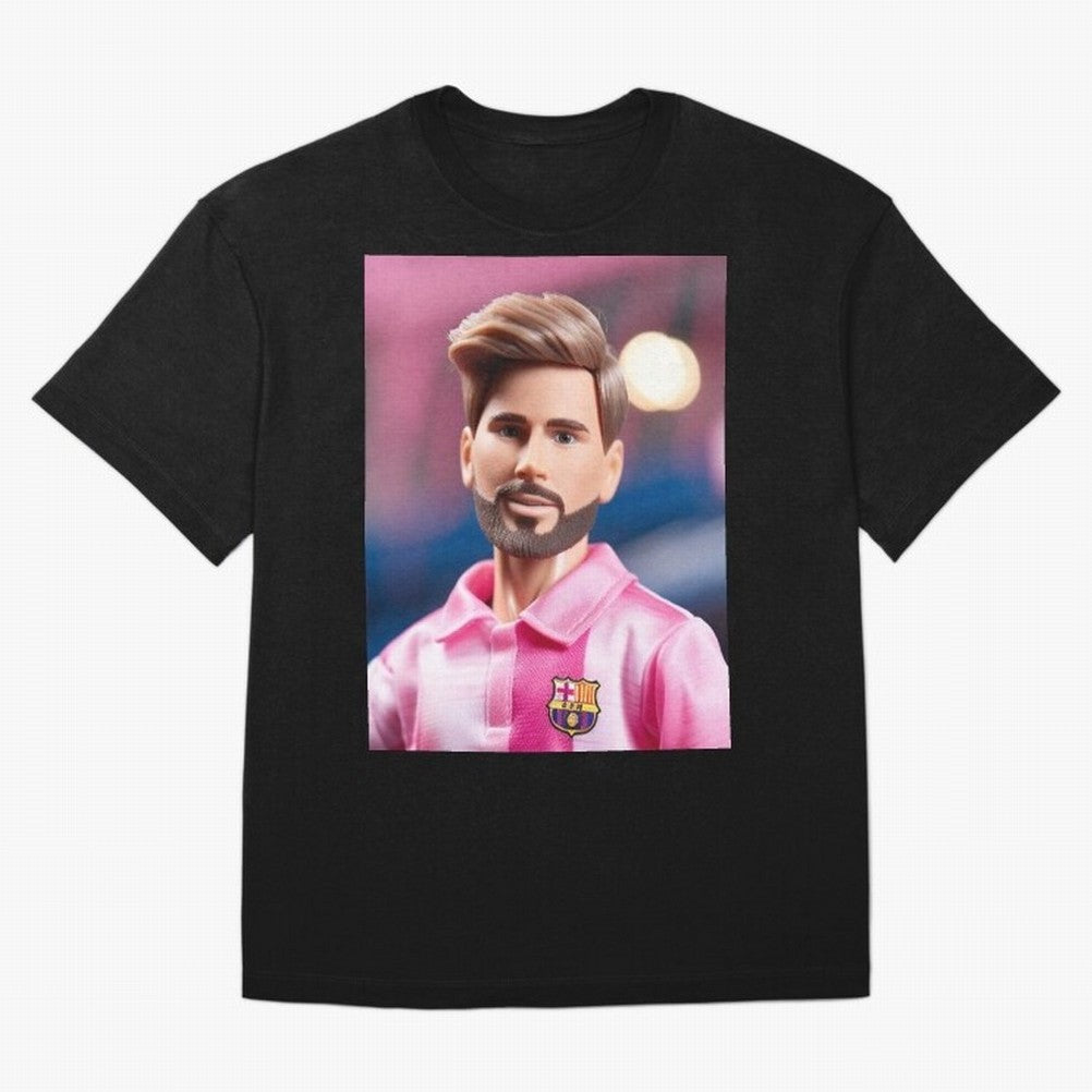 If Messi were a Barbie doll... Graphic T-Shirt Join FIFA World Cup 2026 USA Canada Mexico for Fans of Neymar and Spain and Netherlands, Bringing Match Day Excitement, Supporter Culture, Golden Goals and Global Football Passion; Ideal for Passionate