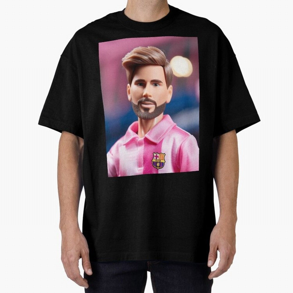 If Messi were a Barbie doll... Graphic T-Shirt Join FIFA World Cup 2026 USA Canada Mexico for Fans of Neymar and Spain and Netherlands, Bringing Match Day Excitement, Supporter Culture, Golden Goals and Global Football Passion; Ideal for Passionate