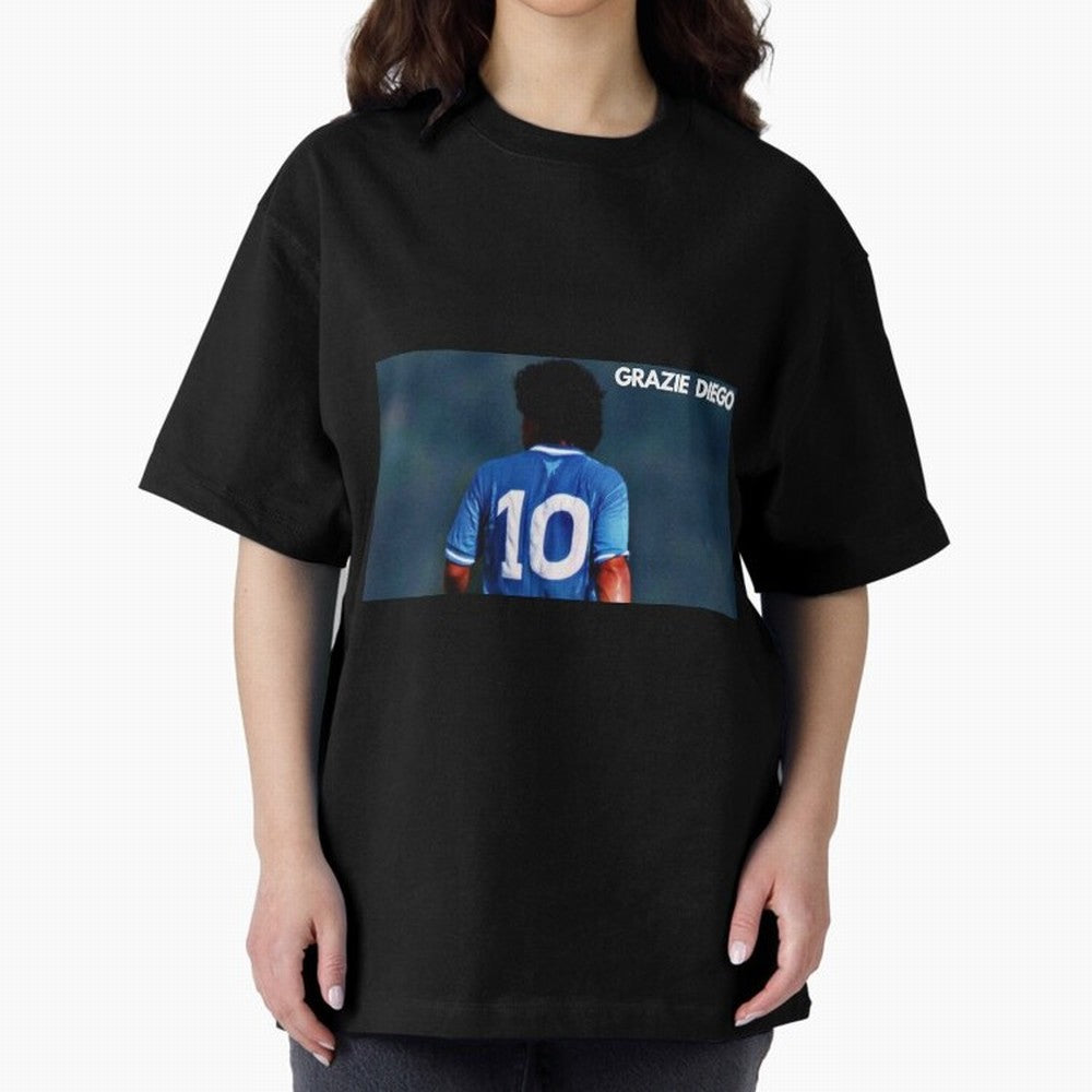 GRAZIE DIEGO! Classic T-Shirt Join FIFA World Cup 2026 Group Stage Highlighting Messi, Portugal, Spain and Germany Energy, Fan Favorite Moments, National Team Passion, Big Match Drama and Soccer History; Perfect for Supporters Who Want Bold