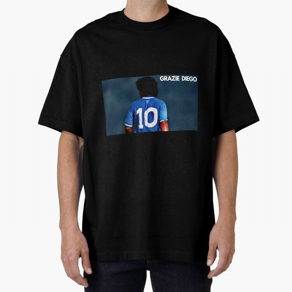 GRAZIE DIEGO! Classic T-Shirt Join FIFA World Cup 2026 Group Stage Highlighting Messi, Portugal, Spain and Germany Energy, Fan Favorite Moments, National Team Passion, Big Match Drama and Soccer History; Perfect for Supporters Who Want Bold