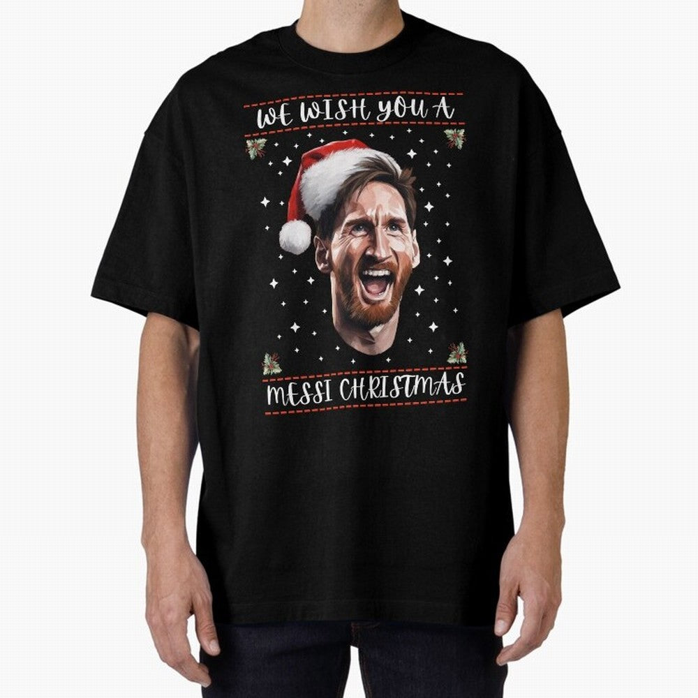 Messi Christmas Shirt ¨C Funny Football Holiday Gift | We Wish You a Messi Christmas Active T-Shirt Relive FIFA World Cup 2026 Group Stage Made for Mbappe, Spain and Netherlands Energy, Football Festival Excitement, Trophy Ambitions, Country