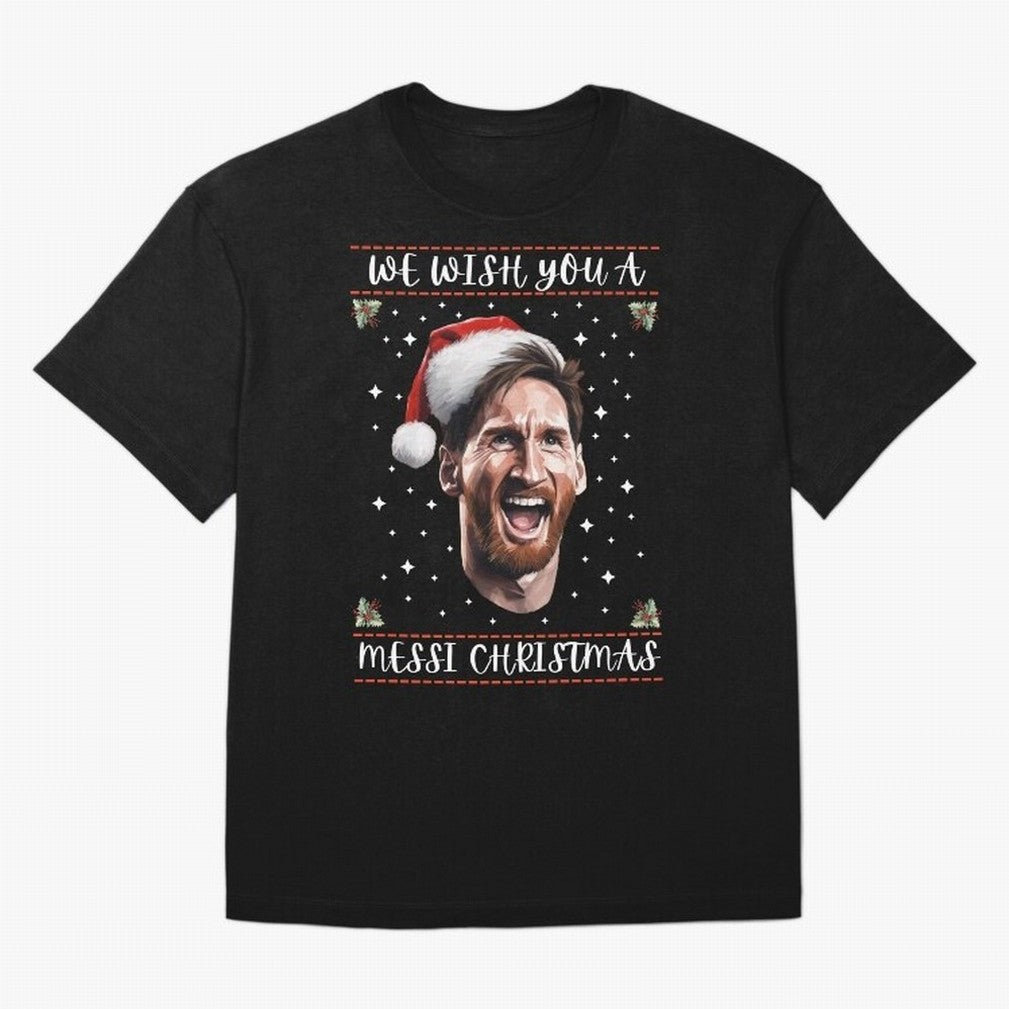 Messi Christmas Shirt ¨C Funny Football Holiday Gift | We Wish You a Messi Christmas Active T-Shirt Relive FIFA World Cup 2026 Group Stage Made for Mbappe, Spain and Netherlands Energy, Football Festival Excitement, Trophy Ambitions, Country