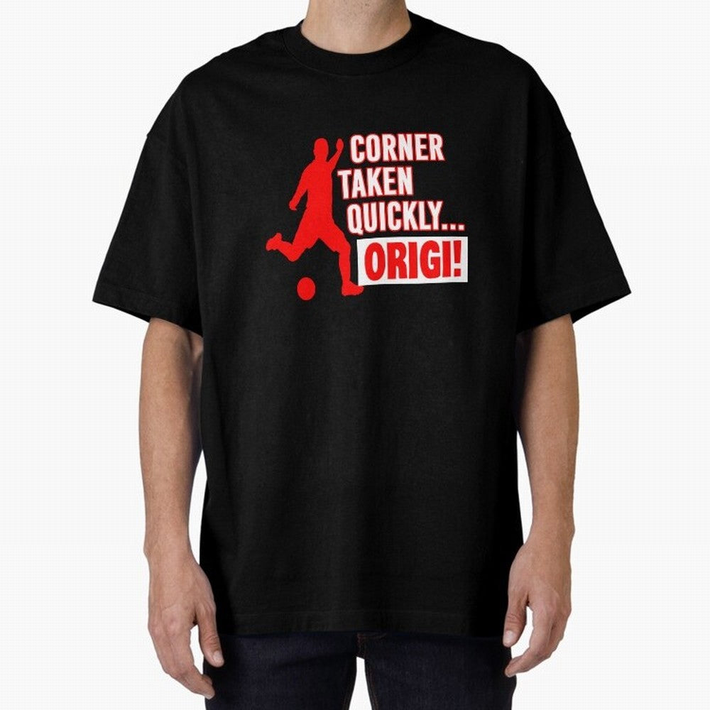 Corner Taken Quickly Origi (Red) Essential T-Shirt Show Support during Match Day Hype around FIFA World Cup 2026 USA Canada Mexico, Cristiano Ronaldo, Haaland and CR7, Brazil, Game Day Rituals, Football Legends, Country Pride and the Road to the