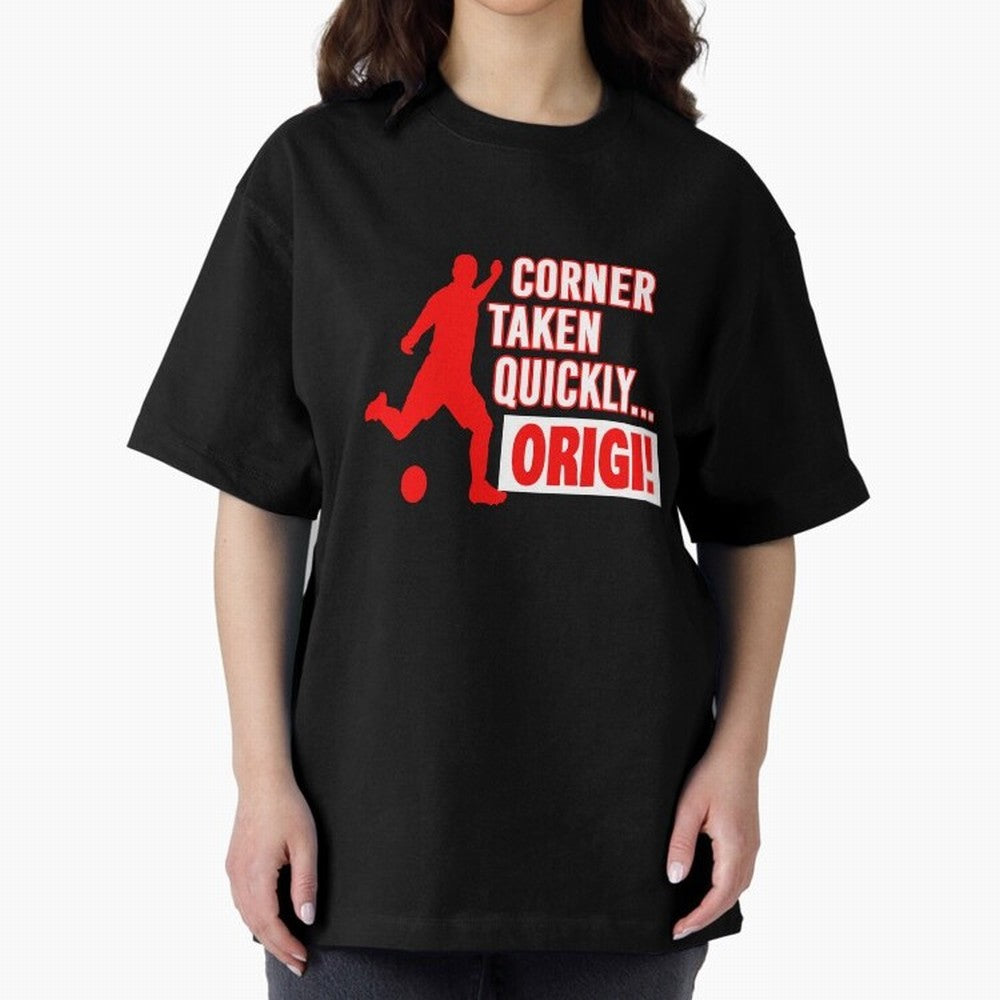 Corner Taken Quickly Origi (Red) Essential T-Shirt Show Support during Match Day Hype around FIFA World Cup 2026 USA Canada Mexico, Cristiano Ronaldo, Haaland and CR7, Brazil, Game Day Rituals, Football Legends, Country Pride and the Road to the