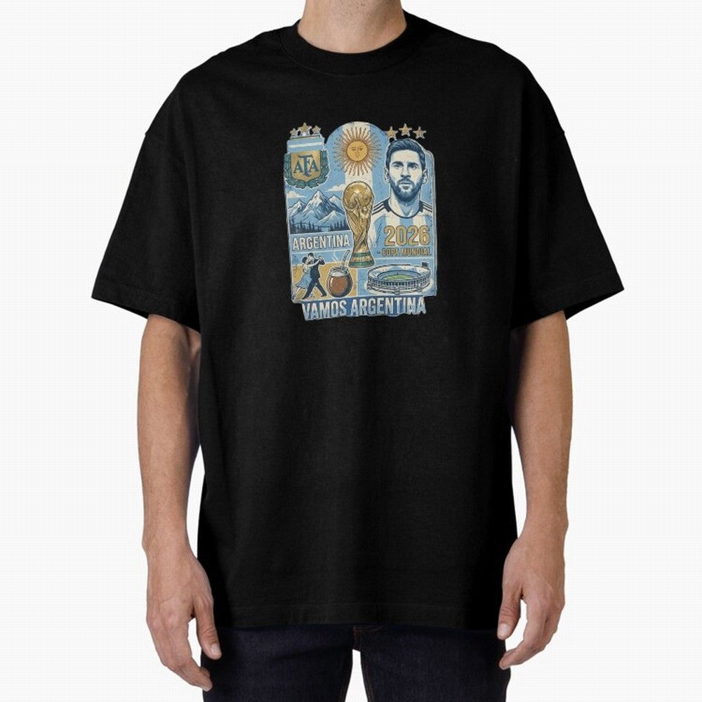 Argentina 2026 ¨C Copa Mundial Spirit Classic T-Shirt Bring Legendary Rivalry Energy to Match Day Hype around FIFA World Cup 2026 USA Canada Mexico, Messi, England, France and Netherlands, Football Festival Excitement, Trophy Ambitions, Country