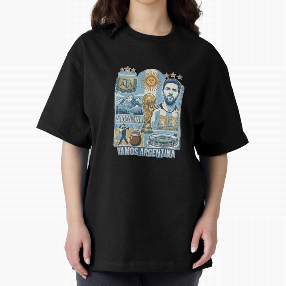 Argentina 2026 ¨C Copa Mundial Spirit Classic T-Shirt Bring Legendary Rivalry Energy to Match Day Hype around FIFA World Cup 2026 USA Canada Mexico, Messi, England, France and Netherlands, Football Festival Excitement, Trophy Ambitions, Country