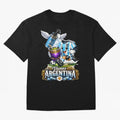 Cancha & Mate Dreams ¨C Argentina Football Heritage - Argentina Football Mate Mascot - Messi 10 Soccer Fan Art Classic T-Shirt Make the Season About FIFA World Cup 2026 Group Stage Connected to Haaland, Argentina, France and Brazil Energy,