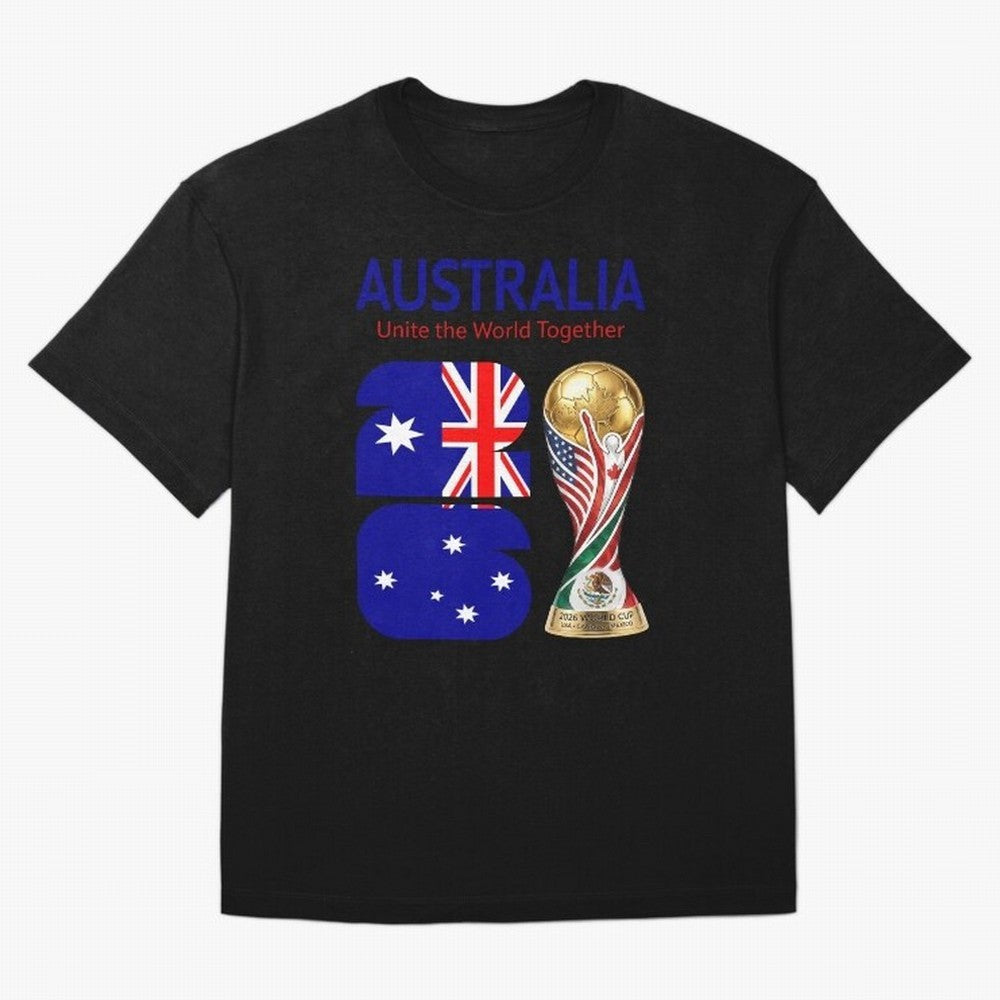 World Cup 2026, AUSTRALIA Classic T-Shirt Bring a Vintage Feel to FIFA World Cup 2026 for Fans of Neymar, Haaland and Cristiano Ronaldo and France and Portugal, Bringing Supporter Pride, Iconic Celebrations, Legendary Names and Global Match Day
