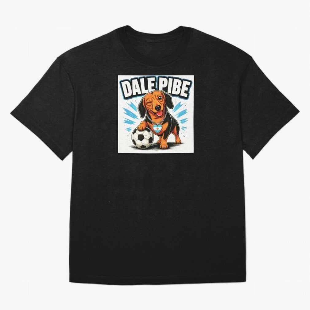 Argentine Soccer Dachshund - Dale Pibe Classic T-Shirt Carry National Pride through Global Football Passion for FIFA World Cup 2026, Centered on Cristiano Ronaldo, Haaland and CR7, Spain and Netherlands, Stadium Memories, Football Loyalty,