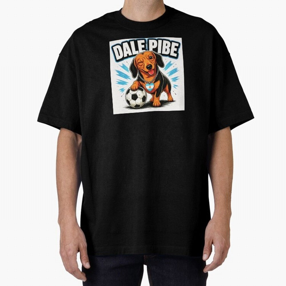 Argentine Soccer Dachshund - Dale Pibe Classic T-Shirt Carry National Pride through Global Football Passion for FIFA World Cup 2026, Centered on Cristiano Ronaldo, Haaland and CR7, Spain and Netherlands, Stadium Memories, Football Loyalty,