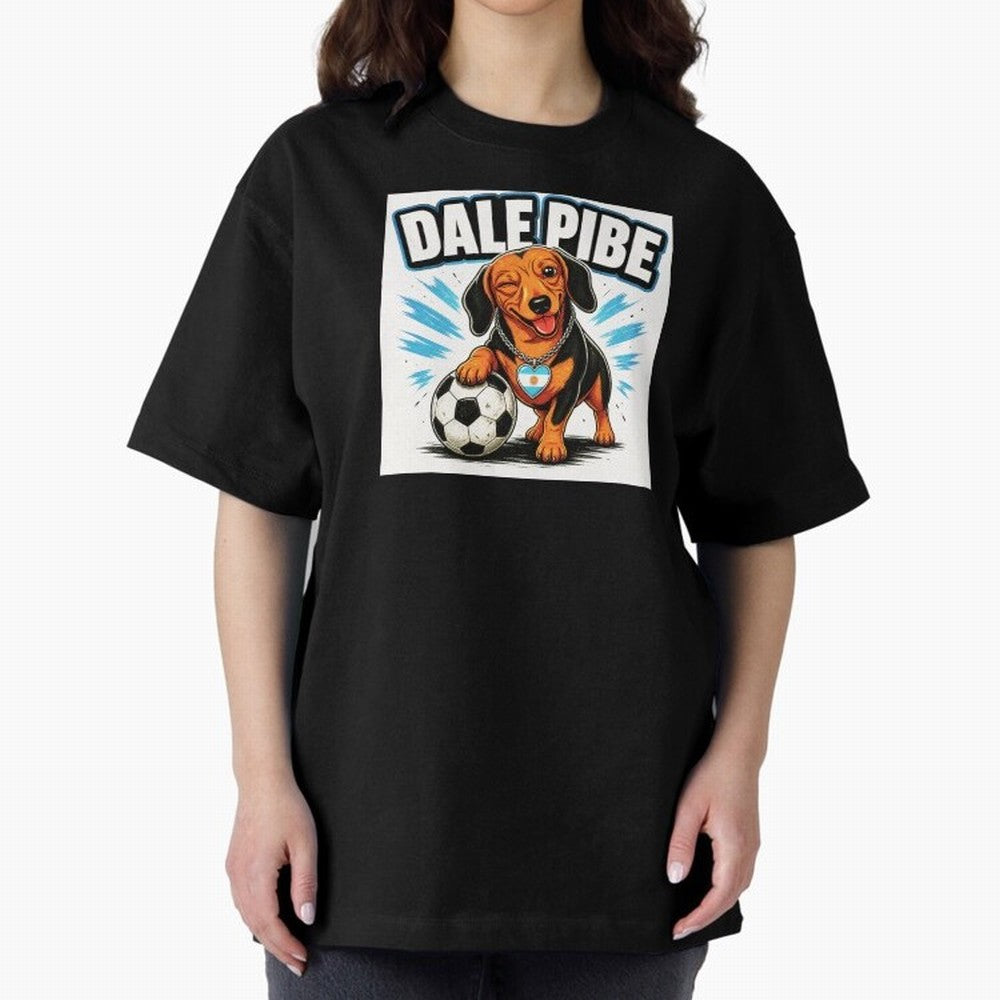 Argentine Soccer Dachshund - Dale Pibe Classic T-Shirt Carry National Pride through Global Football Passion for FIFA World Cup 2026, Centered on Cristiano Ronaldo, Haaland and CR7, Spain and Netherlands, Stadium Memories, Football Loyalty,