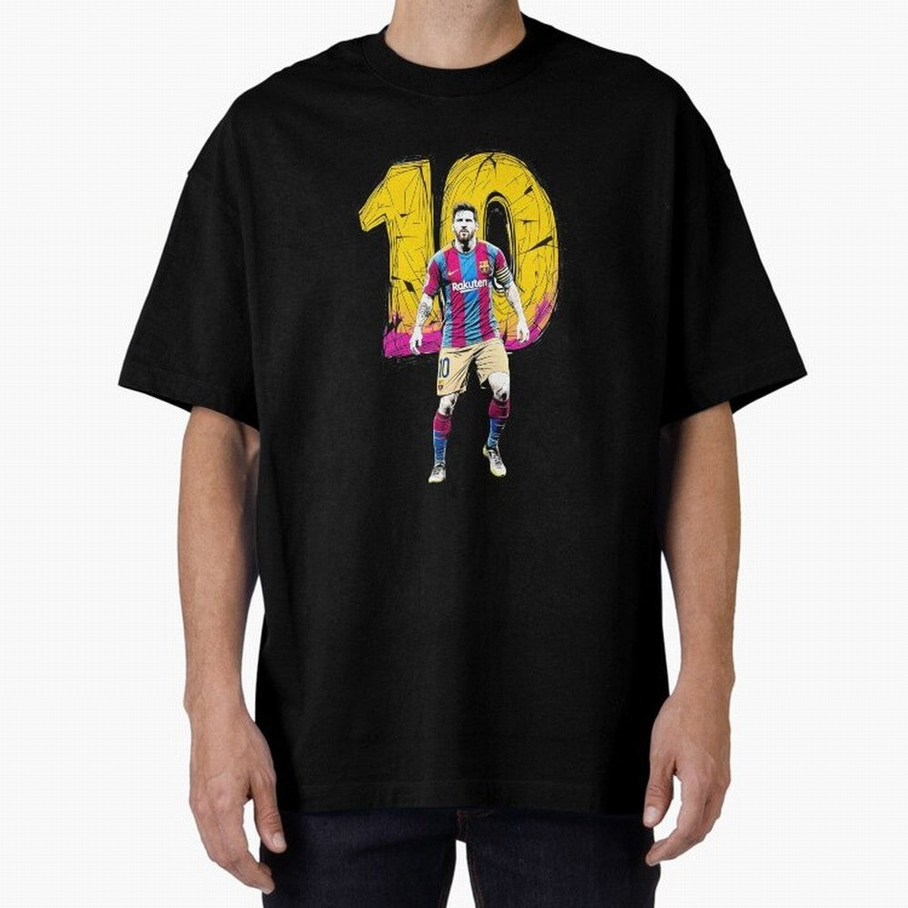 Messi sticker Oversized T-Shirt Mark FIFA World Cup 2026 Group Stage Spirit, Connected to Brazil, Portugal and Argentina, Mbappe and Neymar, Classic Soccer Heritage, Championship Pressure, Fan Loyalty and International Pride; Made for Die Hard