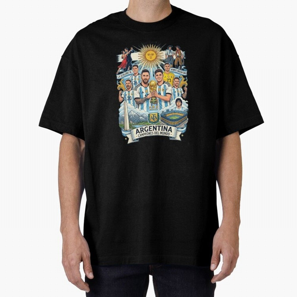 Argentina 2026 ¨C Copa Mundial Spirit Classic T-Shirt Mark FIFA World Cup 2026 USA Canada Mexico Spirit, Driven by Argentina, Messi, Neymar and Mbappe, Game Day Rituals, Football Legends, Country Pride and the Road to the Final; Perfect for People