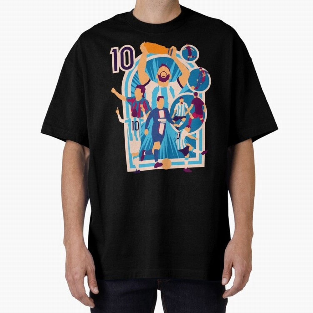 Messi - The Goat Classic T-Shirt Upgrade Match Day Hype around FIFA World Cup 2026 USA Canada Mexico, Messi, CR7 and Mbappe, Spain, Stadium Memories, Football Loyalty, International Chants and Championship Tradition; Made for Die Hard Supporters,