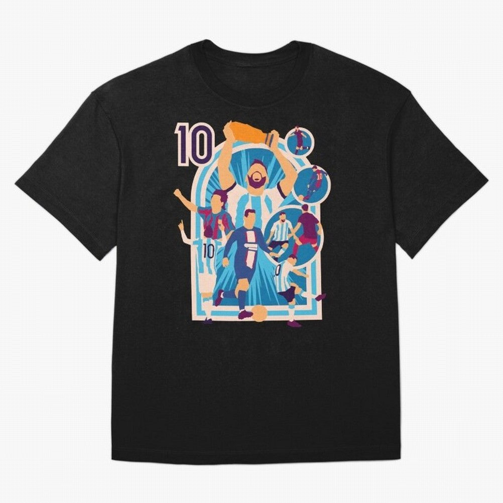 Messi - The Goat Classic T-Shirt Upgrade Match Day Hype around FIFA World Cup 2026 USA Canada Mexico, Messi, CR7 and Mbappe, Spain, Stadium Memories, Football Loyalty, International Chants and Championship Tradition; Made for Die Hard Supporters,
