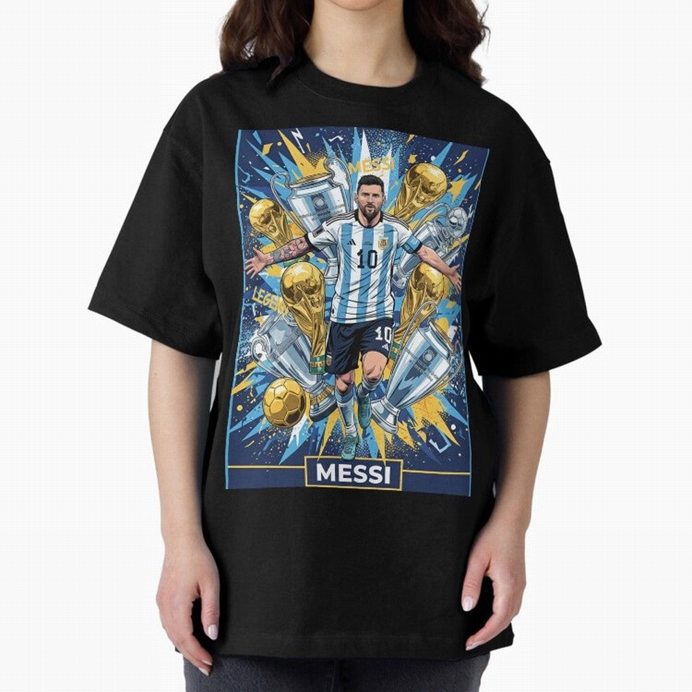 MESSI The Golden Legend Classic T-Shirt Represent Football Lovers during FIFA World Cup 2026 USA Canada Mexico Spirit, Inspired by Argentina, France and Brazil, Neymar, Classic Soccer Heritage, Championship Pressure, Fan Loyalty and International