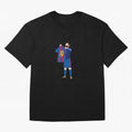 Messi Iconic Celebration Pixel Classic T-Shirt Spotlight FIFA World Cup 2026 Group Stage Highlighting Haaland and Mbappe, France Energy, Game Day Rituals, Football Legends, Country Pride and the Road to the Final; Great for Supporters Who Love
