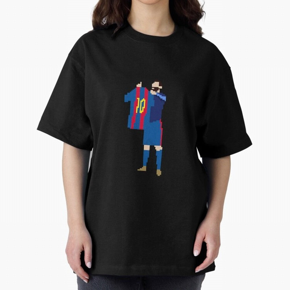 Messi Iconic Celebration Pixel Classic T-Shirt Spotlight FIFA World Cup 2026 Group Stage Highlighting Haaland and Mbappe, France Energy, Game Day Rituals, Football Legends, Country Pride and the Road to the Final; Great for Supporters Who Love