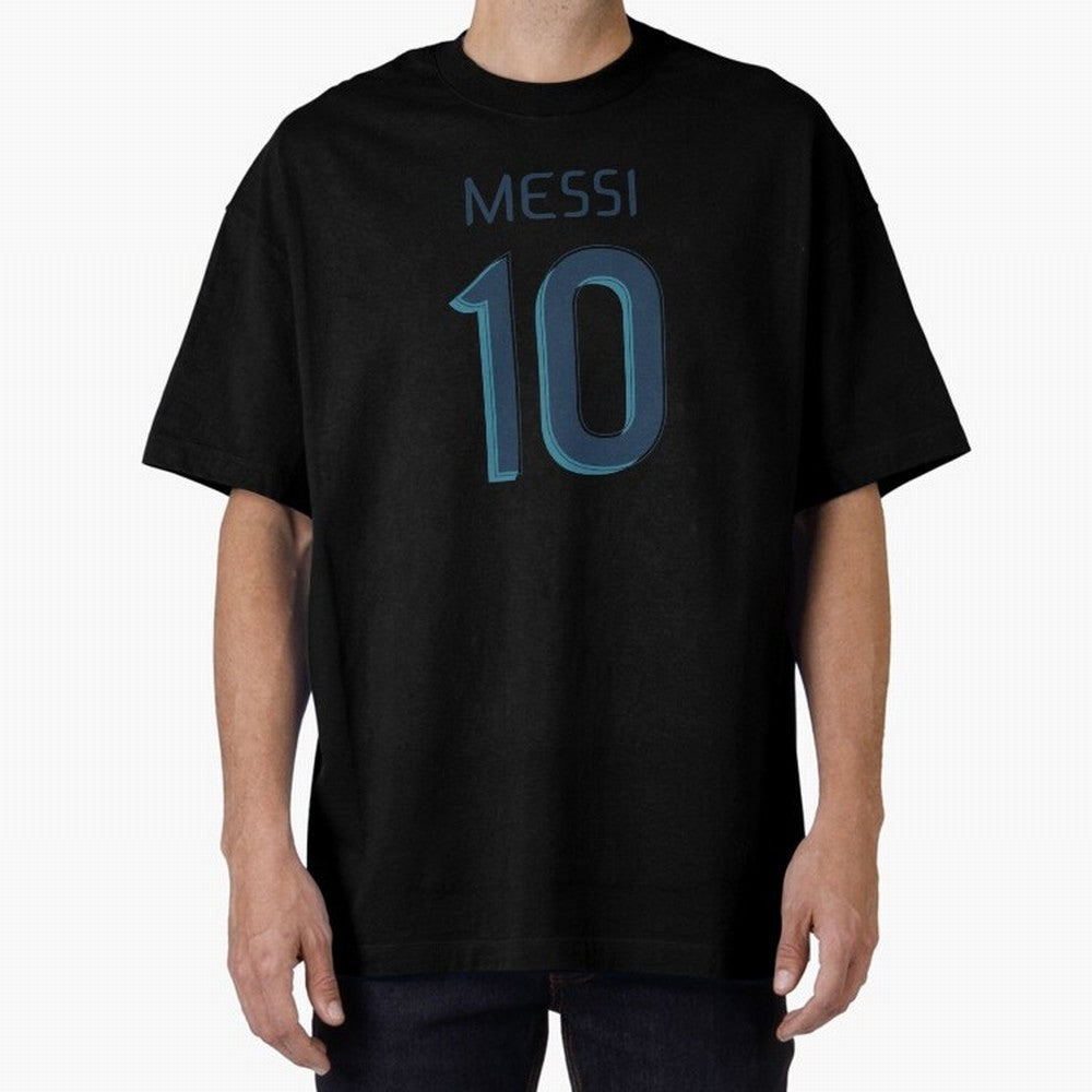 Messi 10 Oversized T-Shirt Bring Bold Fan Energy to Global Football Passion for FIFA World Cup 2026 USA Canada Mexico, with CR7 and Messi, England and Germany, Vintage Soccer Flavor, Modern Football Stars, National Flags and Final Night Emotion;