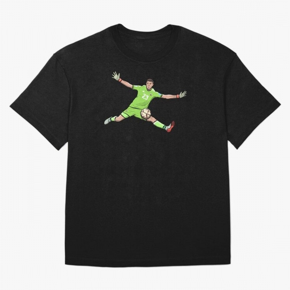 Emi 'Dibu' Martinez, the Heroic Save! Classic T-Shirt Live for the Drama of Global Football Passion for FIFA World Cup 2026 Group Stage, Featuring Haaland and Mbappe, England, Football Passion, Legendary Performances, Festival Vibes and Supporter