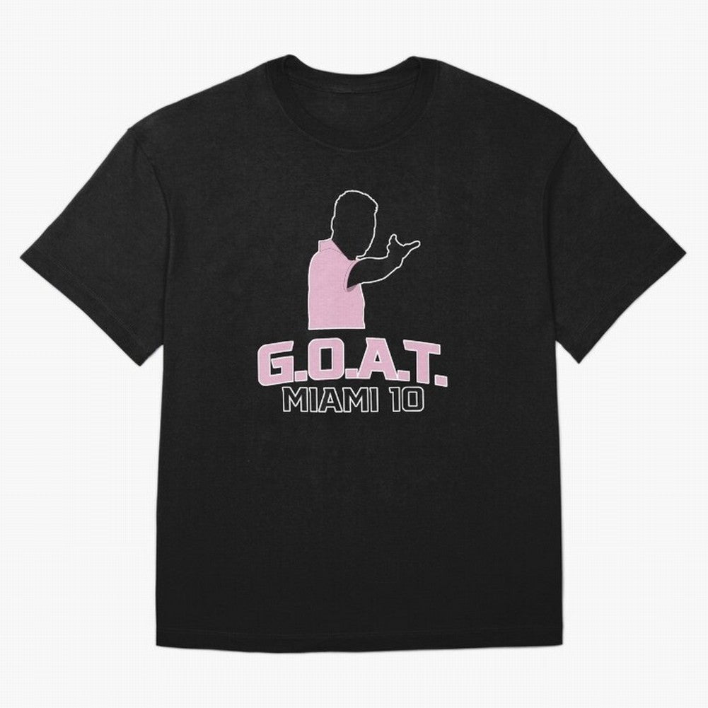 GOAT - MIAMI 10 Classic T-Shirt Stand with the FIFA World Cup 2026 Journey through Messi Highlights, Portugal Pride, Goal Celebration Energy, Supporter Heritage, Football Icons and Worldwide Tournament Joy; Ideal for Fans Who Follow Messi,