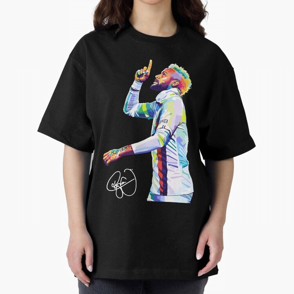 Neymar Jr Football Wpap Pop Art Classic T-Shirt Join Match Day Hype around FIFA World Cup 2026 USA Canada Mexico, Cristiano Ronaldo, Haaland and CR7, England, Championship Spirit, Famous Goals, Roaring Crowds and International Football Unity; Built