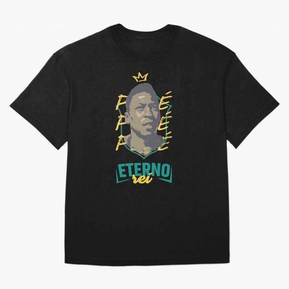 Messi and Neymar wearing a Pele t-shirt - Pel¨¦ Eterno - Pele Forever Rei Classic T-Shirt Join Supporters Worldwide for FIFA World Cup 2026 Group Stage for Fans of CR7 and Messi and Netherlands, Bringing Football History, Final Match Energy, Crowd