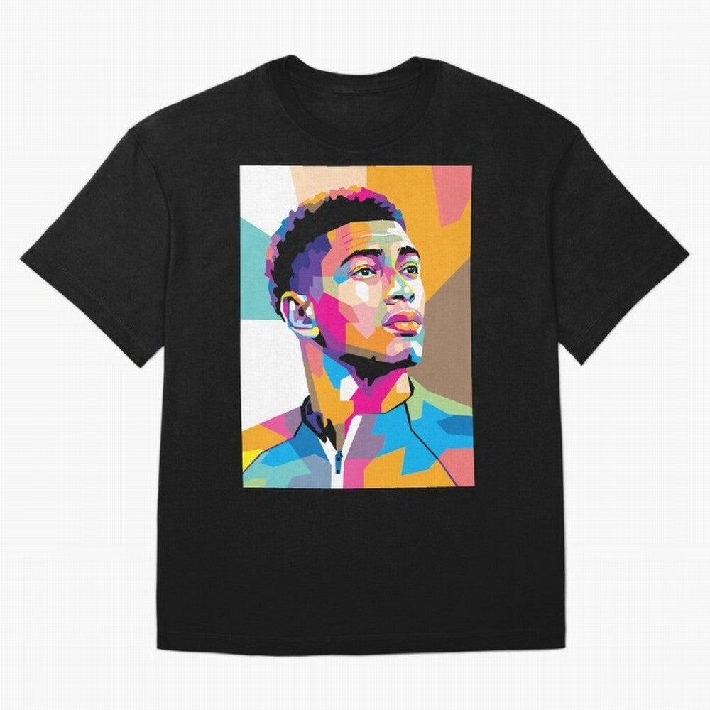 Jude Bellingham in WPAP Style Classic T-Shirt Turn Football Passion into the FIFA World Cup 2026 USA Canada Mexico Journey through Mbappe Highlights, Brazil, Portugal and Argentina Pride, Game Day Rituals, Football Legends, Country Pride and the