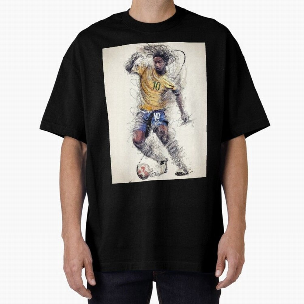 Ronaldinho Classic T-Shirt Feel the Heartbeat of FIFA World Cup 2026 Group Stage Spirit, Driven by England, CR7, Tournament Hype, Historic Matchups, Family Viewing Parties and Global Sports Pride; Ideal for Fans Who Follow Messi, Cristiano Ronaldo,