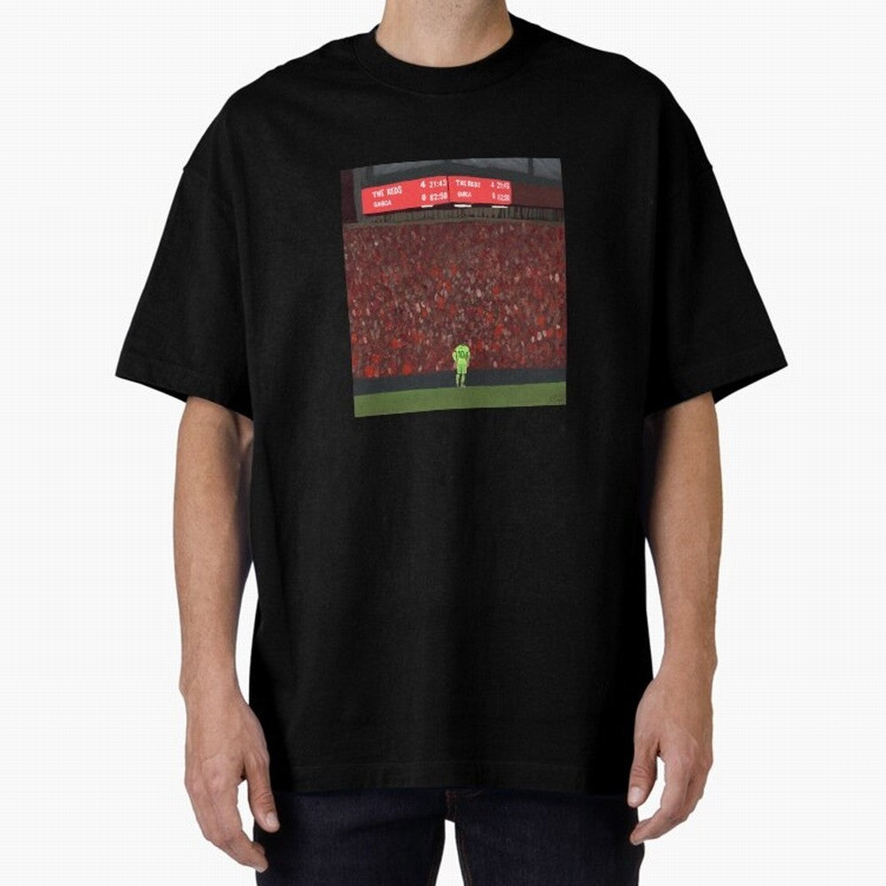 Liverpool 4-0 Barcelona painting Classic T-Shirt Honor the Beautiful Game during Match Day Hype around FIFA World Cup 2026, Mbappe, England, Classic Soccer Heritage, Championship Pressure, Fan Loyalty and International Pride; Ideal for Fans Who