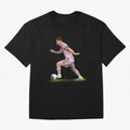 Messi Inter Miami Soccer Art ¨C Football Legend in Pink Jersey Classic T-Shirt Bring FIFA World Cup 2026 for Fans of Neymar, Haaland and Cristiano Ronaldo and Argentina, Bringing Goal Celebration Energy, Supporter Heritage, Football Icons and