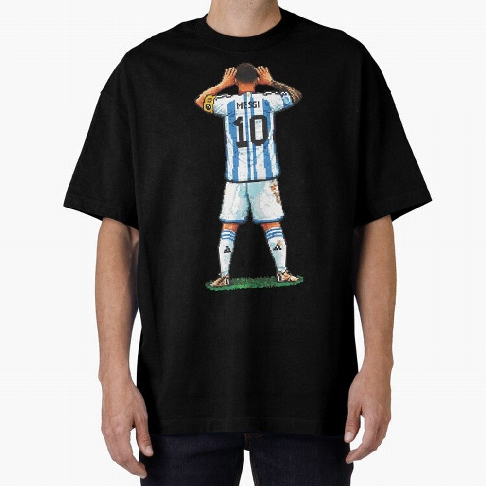 Pixelated Messi Topo Gigio Classic T-Shirt Celebrate National Team Dreams in FIFA World Cup 2026 for Fans of Cristiano Ronaldo, Haaland and CR7 and France, Bringing Football History, Final Match Energy, Crowd Noise and Once in a Lifetime Moments;