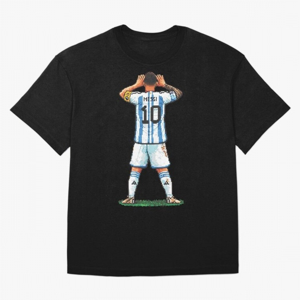 Pixelated Messi Topo Gigio Classic T-Shirt Celebrate National Team Dreams in FIFA World Cup 2026 for Fans of Cristiano Ronaldo, Haaland and CR7 and France, Bringing Football History, Final Match Energy, Crowd Noise and Once in a Lifetime Moments;