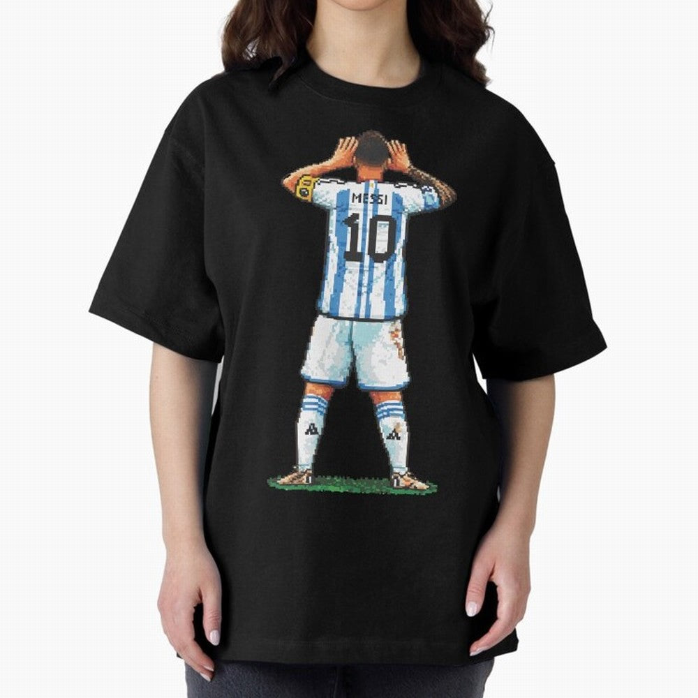 Pixelated Messi Topo Gigio Classic T-Shirt Celebrate National Team Dreams in FIFA World Cup 2026 for Fans of Cristiano Ronaldo, Haaland and CR7 and France, Bringing Football History, Final Match Energy, Crowd Noise and Once in a Lifetime Moments;